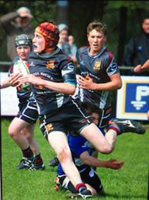 John‘s going places in junior rugby